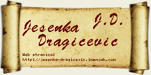 Jesenka Dragičević vizit kartica